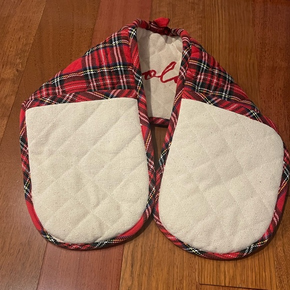 ❤️ Mud Pie ❤️ NWT ❤️ Double Christmas Oven Mitt & Towel Set, Spreading Cheer - Picture 10 of 15